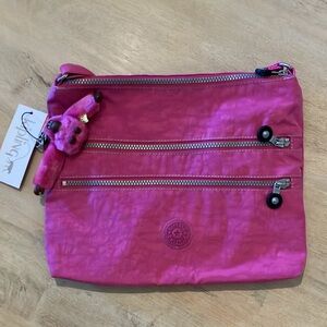 KIPLING | Alvar Crossbody Bag in Carmine (Pink)